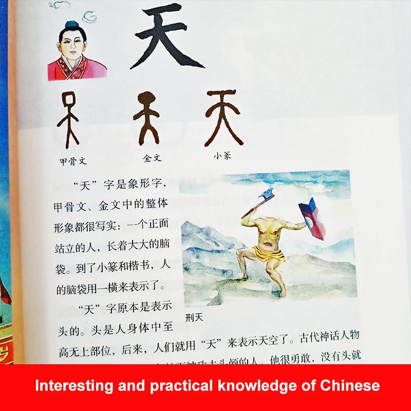 Kingdom of Chinese Characters Book Popular Reading Story About Chinese  (Simplified)With Picture And Kids Children Learn Book