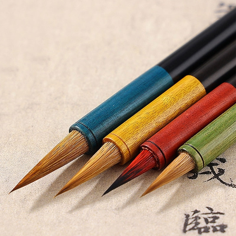 Small Calligraphy Brush Pen Beginner Chinese Brush for Kid Calligraphy Practice
